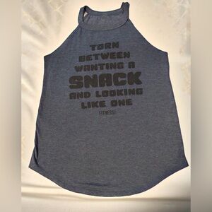 Fitness Tee Co. rocker tank. Size L